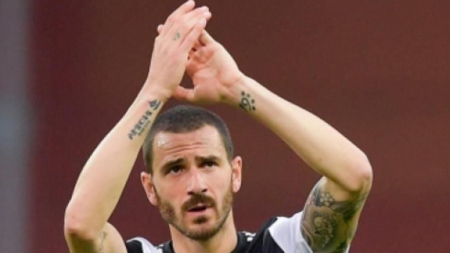 In foto Leonardo Bonucci, difensore della Juventus.