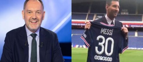 Stéphane Guy s'enflamme pour Messi et le Qatar Circus (Source : montage photo et capture Youtube)