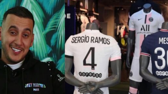 Soso Maness avait annoncé les recrues du PSG (montage photo et capture Instagram)