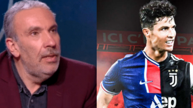 Dominique Séverac s'enflamme pour Messi et tacle Ronaldo (Source : montage photo et capture Youtube)