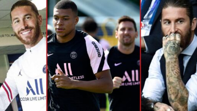 L'attitude de Sergio Ramos ne passe pas au PSG (Source : montage photo et capture Youtube)