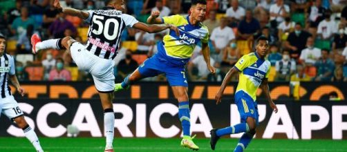 Un'immagine di Udinese-Juventus.