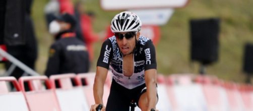 Fabio Aru impegnato alla Vuelta Espana.