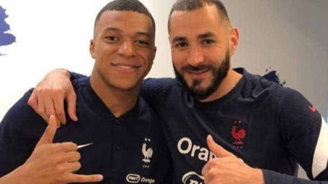 Mbappé et Benzema bientôt réunis sous le même maillot au Real Madrid ? (crédit Twitter)