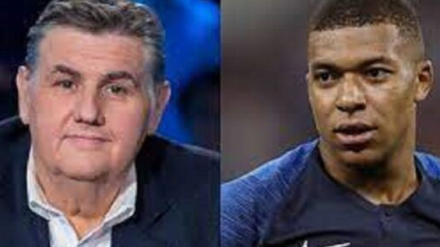 Pierre Ménès et Kylian Mbappé (Source : montage photo et capture Youtube)