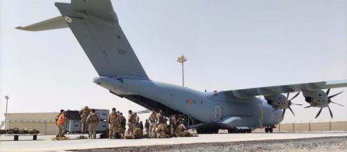 España espera el regreso de los últimos dos aviones A400M que fueron enviados a Afganistán para evacuar afganos (Twitter/@desdelamoncloa)