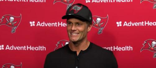 Brady displays top form against the Texans (Image source: Tampa Bay Buccaneers/YouTube)