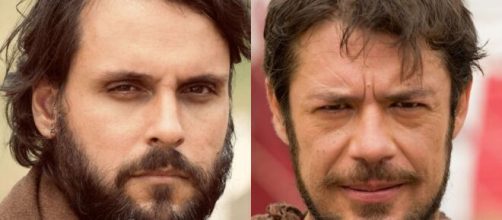 Rúben e Simeão em 'Gênesis'. (Fotomontagem)