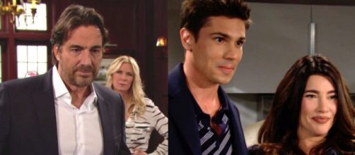 Beautiful, spoiler al 15 agosto: Ridge sbattuto fuori di casa, Steffy e Finn complici.