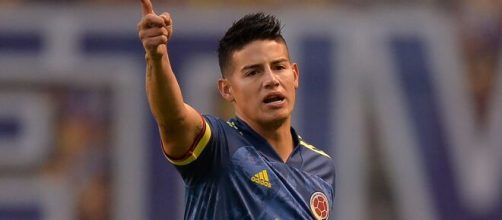 In foto James Rodriguez, trequartista colombiano.