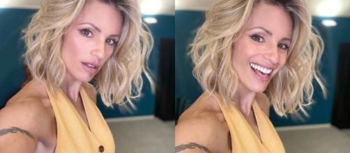 Tendenze tagli di capelli per l'autunno: il wavy bob di Michelle Hunziker.