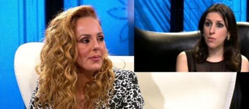 Rocío Carrasco y la periodista Ana Bernal (Telecinco)