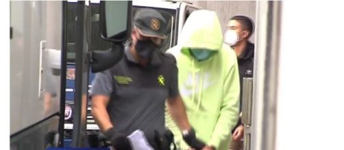 Los cuatro detenidos declararon el jueves en los juzgados de A Coruña - Captura de pantalla Telecinco