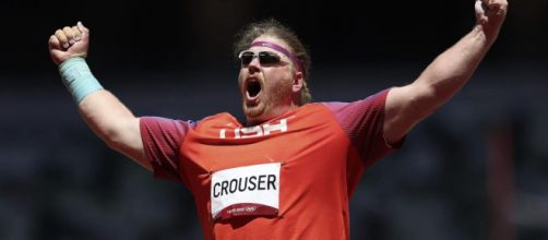 Ryan Crouser breaks 31-year-old shot put world record (Image source: Patrick Smith/olympics.com/screencap)