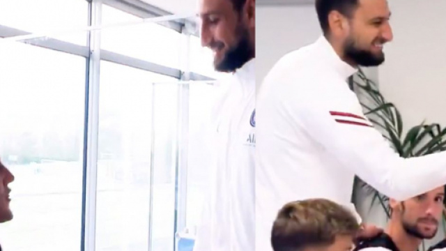 Le PSG a vu l'arrivée de Donnarumma ce jeudi - Source : capture d'écran, Twitter