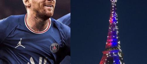 Lionel Messi pourrait être présenté mardi lors d'un méga événement qui se tiendra à la Tour Eiffel - Source : capture Sport 360