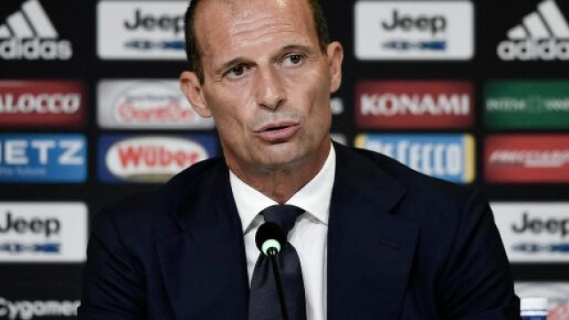 Allegri, allenatore della Juventus.