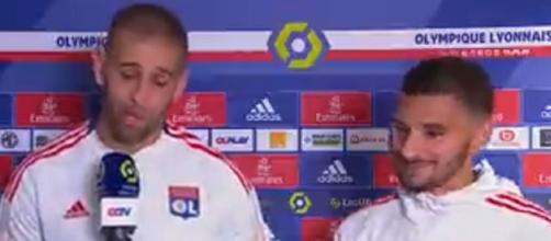 Le fou rire de Houssem Aouar quand Slimani commence son interview - Source : capture d'écran, Youtube