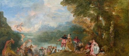 Jean-Antoine Watteau's 'The Embarkation for Cythera' (Image source: Plum leaves/Flickr)