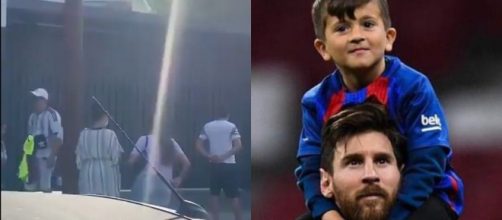 Thiago Messi a pris la défense de son père - Source : montage, Twitter