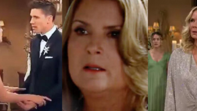 Beautiful, trame Usa: Sheila semina il caos alle nozze di Steffy e Finn, Brooke sconvolta.