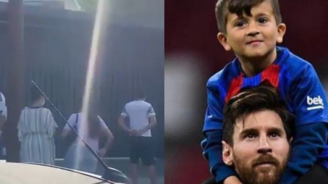 Thiago Messi a pris la défense de son père - Source : montage, Twitter