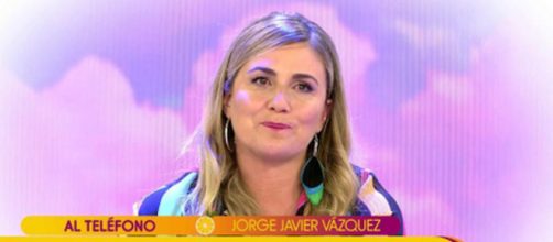 Carlota Corredera no ha podido evitar las lágrimas ante la llamada de Jorge Javier Vázquez (Telecinco)