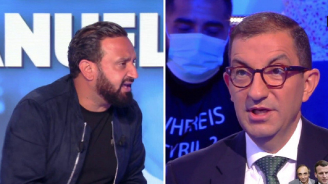 Jean Messiha dans TPMP et Cyril Hanouna. Source : capture d’écran C8.
