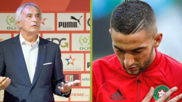 Vahid Halilhodzic détruit Hakim Ziyech et explique sa mise à l'écart (montage photo et capture YouTube)