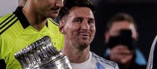 Les larmes de Messi émeuvent le monde du football (capture YouTube)