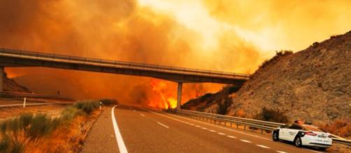 El incendio en Sierra Bermeja fue declarado desde el pasado miércoles (Twitter, guardiacivil)