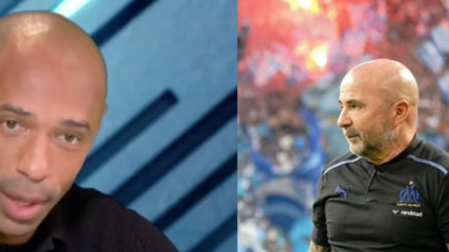Thierry Henry fan du jeu produit par l'OM de Jorge Sampaoli. (crédit Twitter)