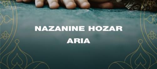 'Aria' cover del romanzo di Nazanine Hozar.
