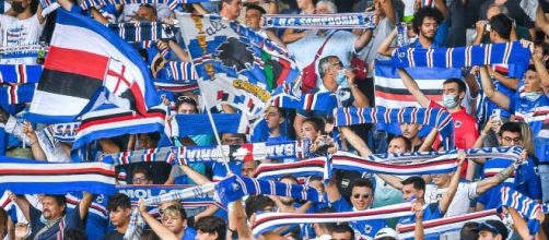 Sampdoria, tifosi, Gradinata Sud.