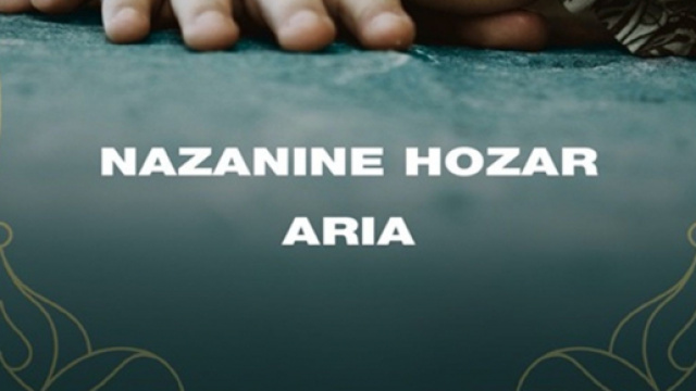 'Aria' cover del romanzo di Nazanine Hozar.