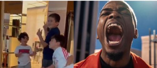 Les enfants de Messi se déchaînent sur du MHD (capture YouTube et Instagram)