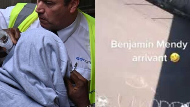 Des images de Benjamin Mendy en prison viennent de fuiter (capture YouTube et montage photo)