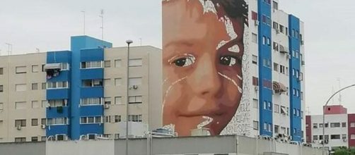 Lo street art di Giorgio, piccola vittima dell'inquinamento causato dall'ex Ilva.