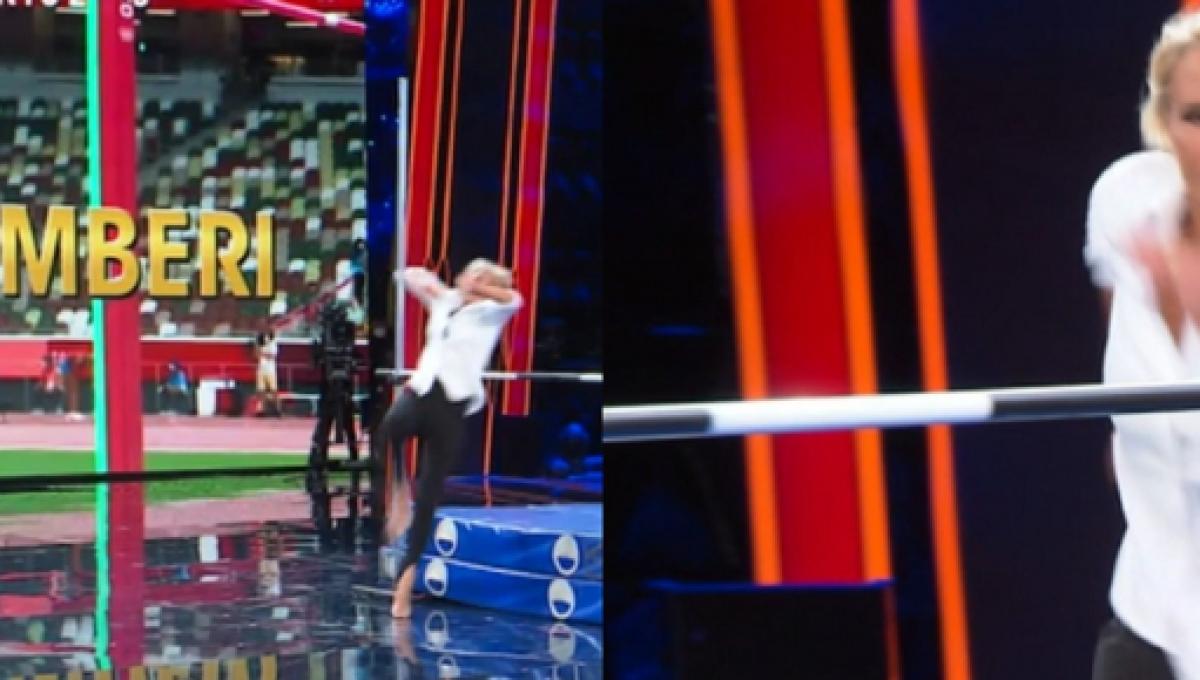 tu si que vales arriva tamberi e maria de filippi tenta il salto in alto ma va male