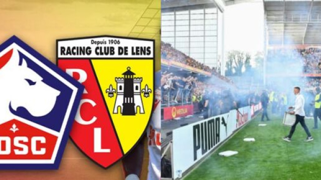 Salut nazi chez des supporters de Lille à Lens (capture YouTube et montage photo)