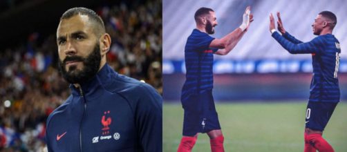 Benzema conserva la esperanza de tener a Mbappé en su equipo (Instagram @karimbenzema y @k.mbappe)