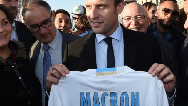 Macron souhaite à l'OM de gagner la Coupe de France (capture YouTube)