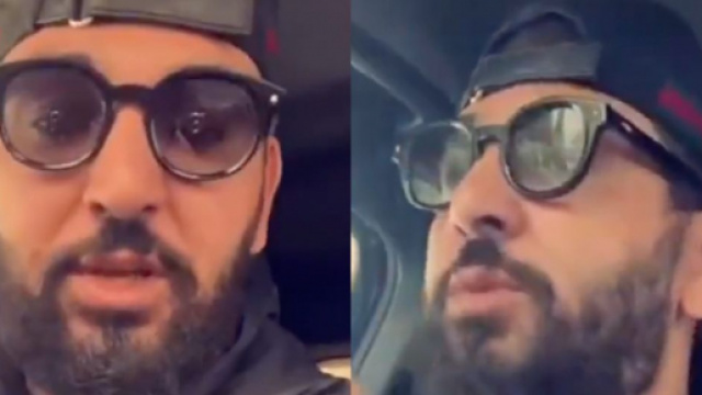 Mohamed Henni très ému au moment de parler de son home-jacking. (Crédit Twitter)