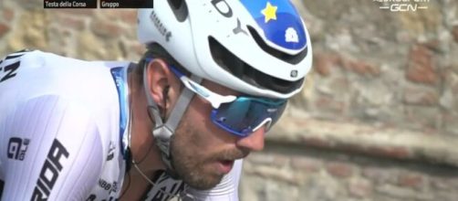 Il Campione d'Europa Sonny Colbrelli.