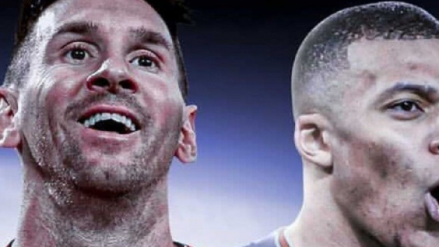 La connexion Mbappé - Messi (capture YouTube et montage photo)