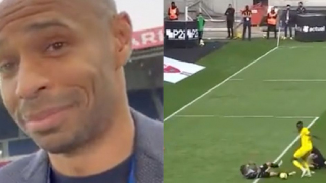 Thierry Henry a encore une fois fait le show sur Prime Video. (crédit Twitter)