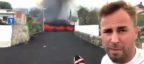 Photogallery - Un reportero es criticado por grabar a 10 metros de una lengua de lava en La Palma (Vídeo)