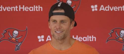 Brady recently signed a one-year extension with Buccaneers (Image source: Tampa Bay Buccaneers/YouTube)