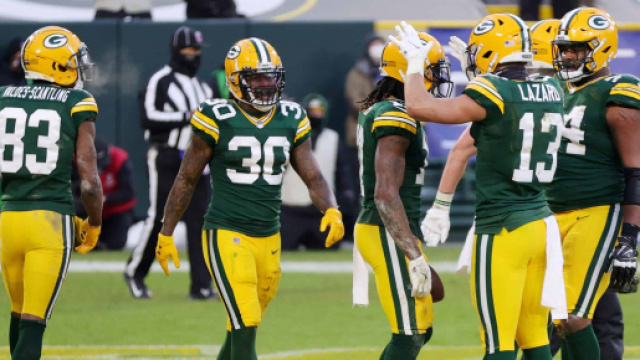 Les Packers ont très bien dominé le match contre les Lions - Source : capture d'écran Twitter