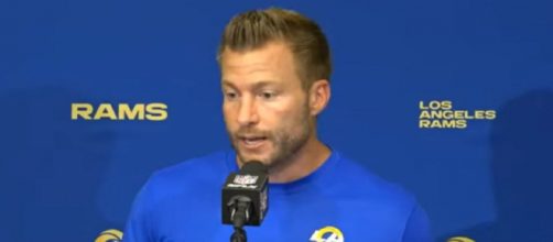 McVay will have his hands full vs Brady (Image source: Los Angeles Rams/YouTube)
